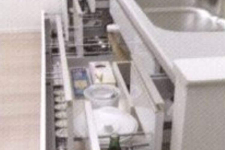 スカイティアラのスライド式収納